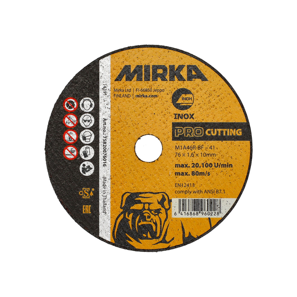 Mirka® PRO Cutting Wheel Inox
