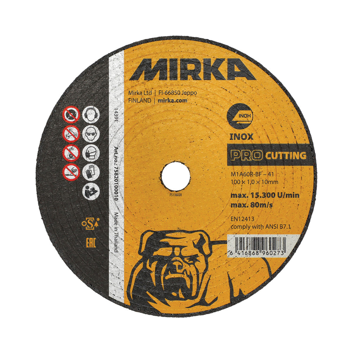 Mirka® PRO Cutting Wheel Inox