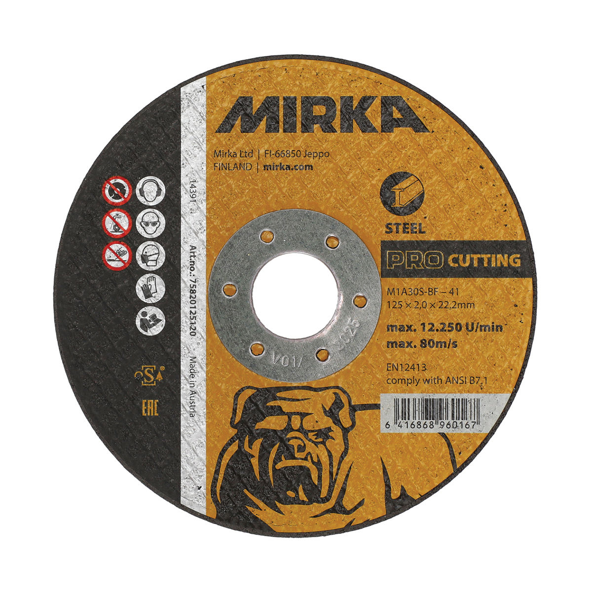 Tarcza tnąca Mirka® PRO stal