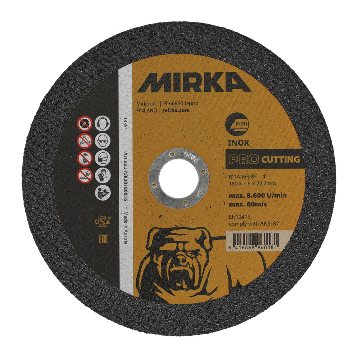 Mirka® PRO Cutting Wheel Inox