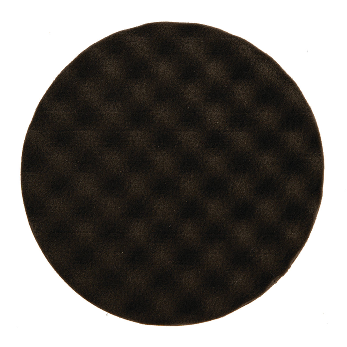 Tampone Ø 180x25mm Nero Bugnato