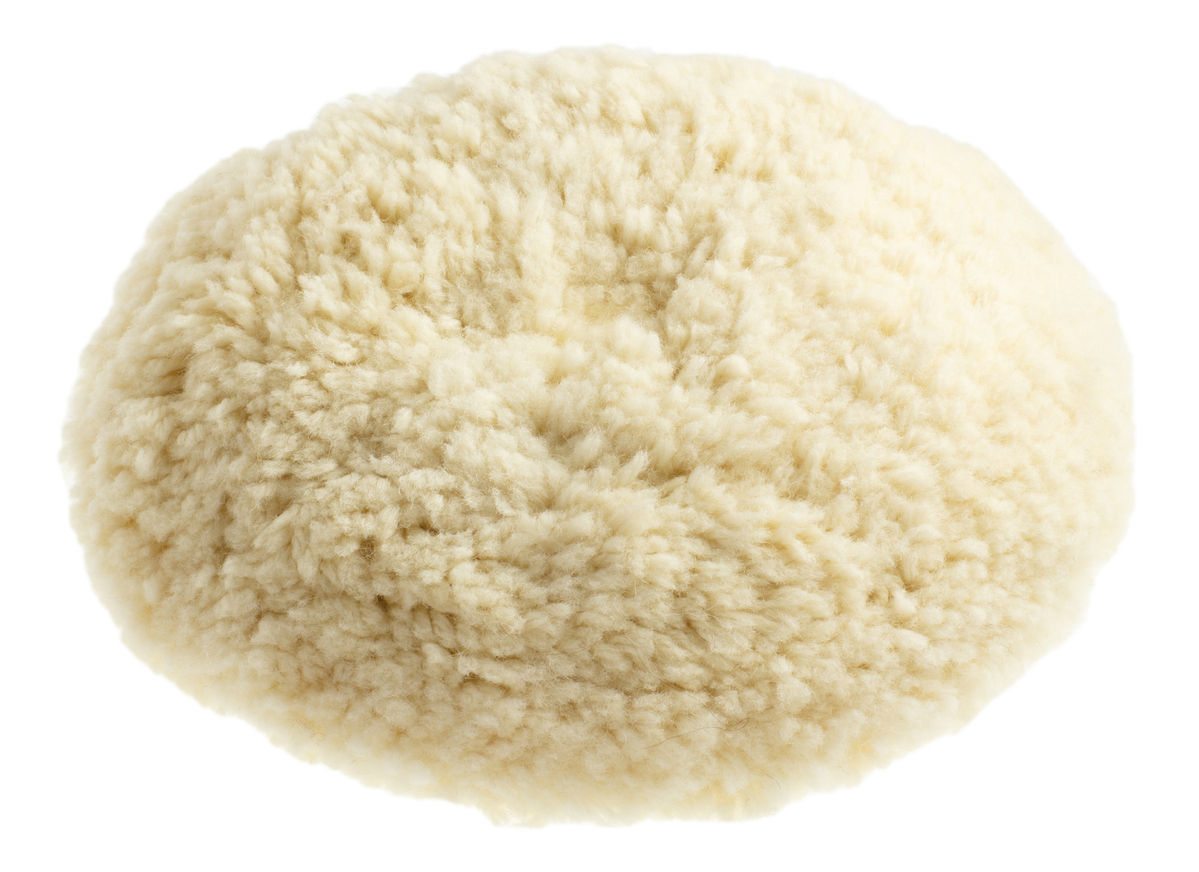 Peau de mouton laine torsadée Ø 180 mm auto-agrippante