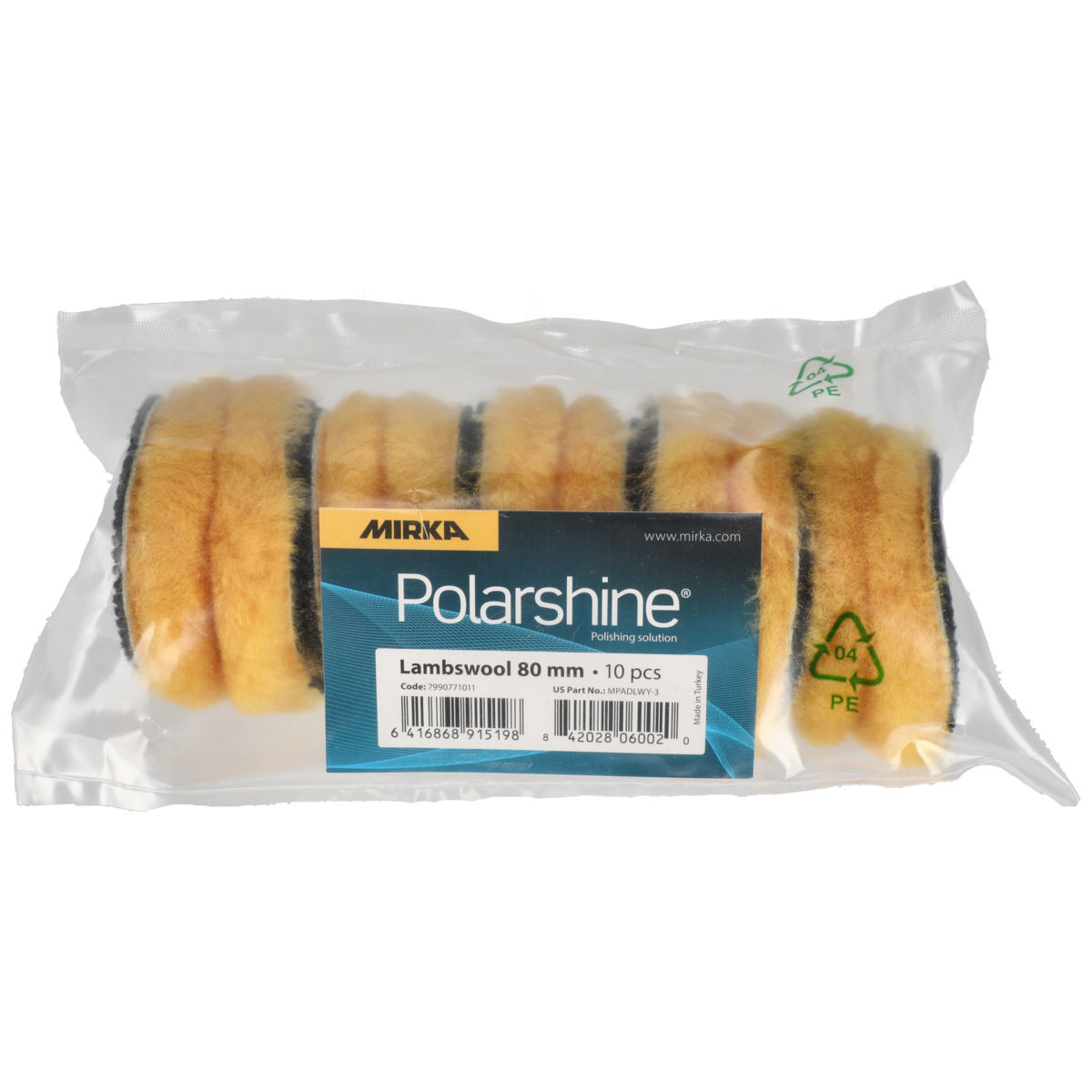 Kuzu Yünü Ped Pro Sarı