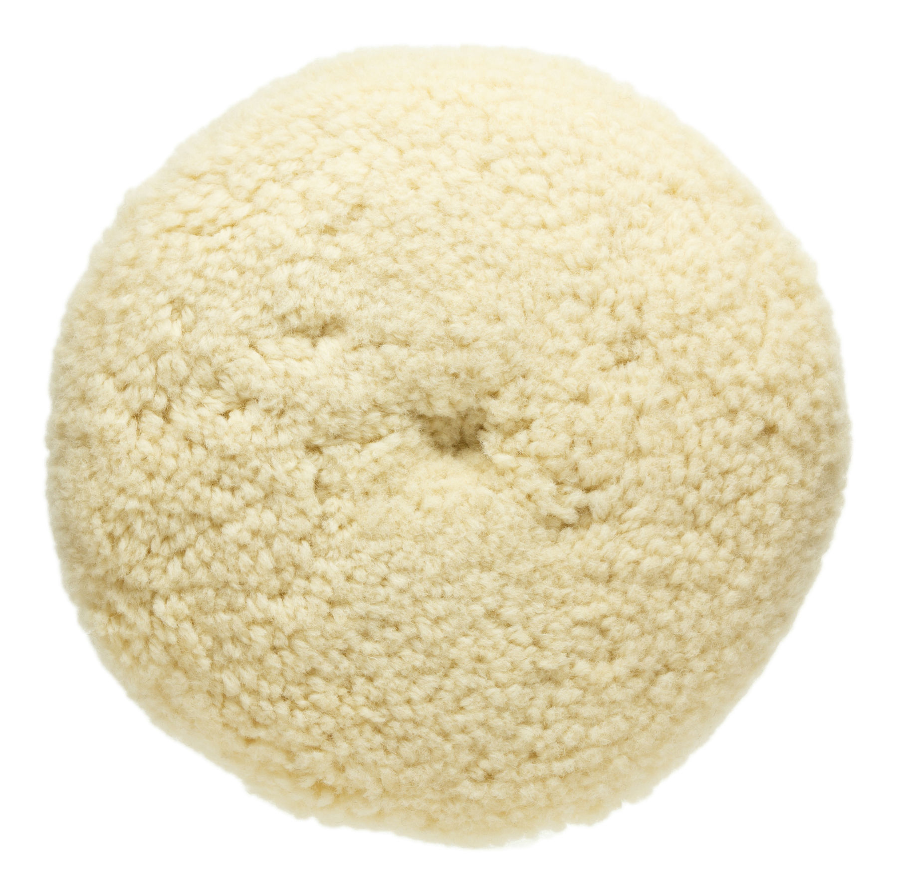 Peau de mouton double face à laine torsadée Ø 180 mm