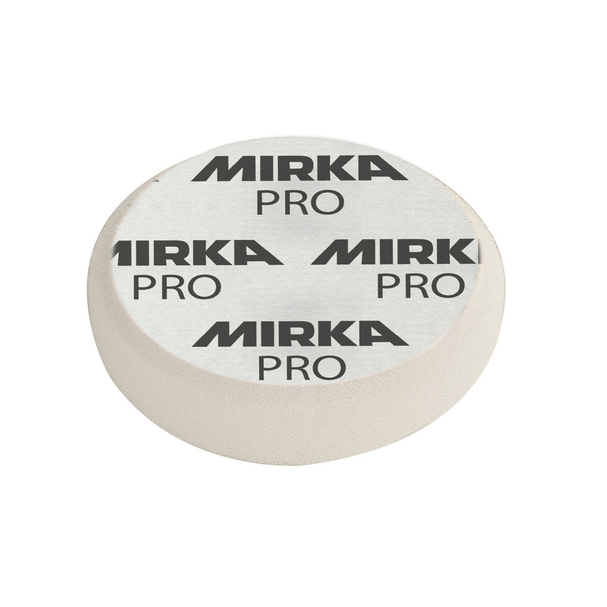 Polishing Foam Pad Ø 85 mm White Flat Reticulated 20 mm thick