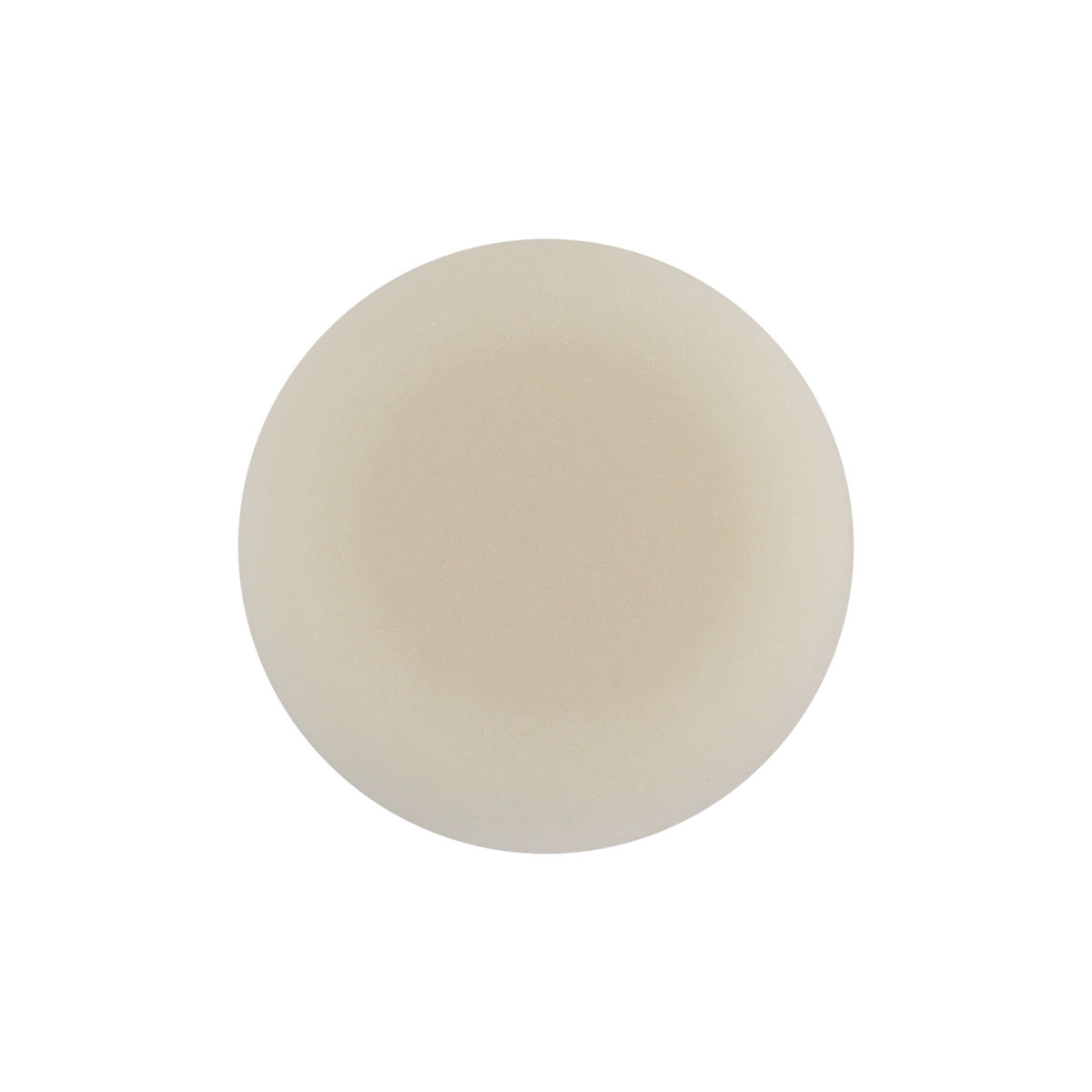 Tampón de pulido de espuma blanca lisa reticulada Ø 85 mm, 30 mm de grosor