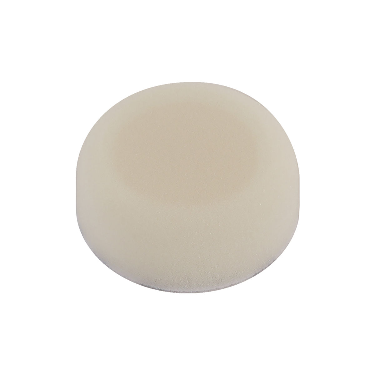 Tampón de pulido de espuma blanca lisa reticulada Ø 85 mm, 30 mm de grosor