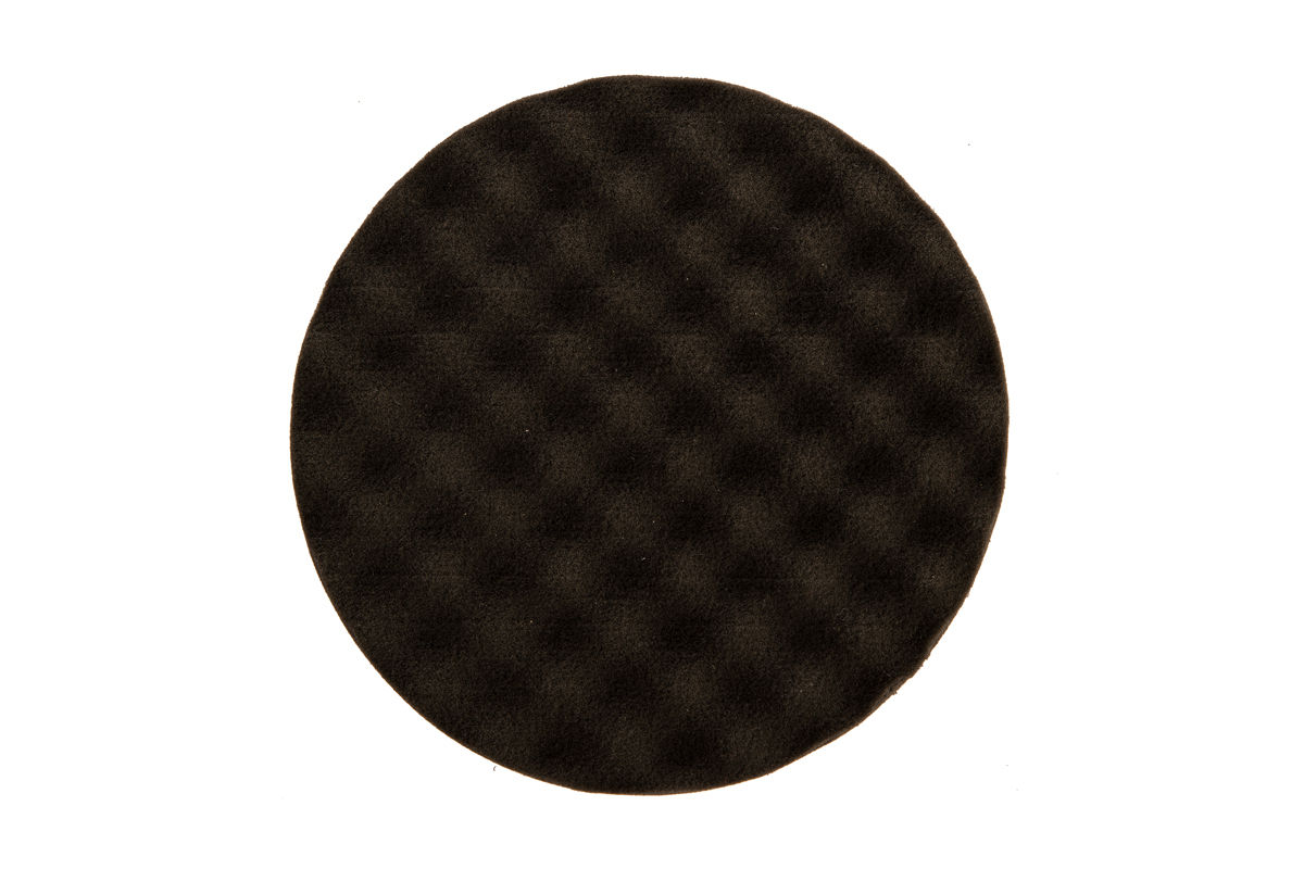 Tampón Espuma Pulido negro punteado Ø 150x25mm