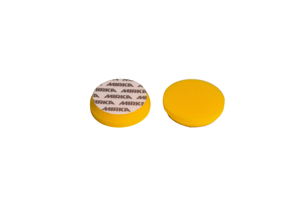 Polishing Foam Pad Ø 85 mm Yellow Flat