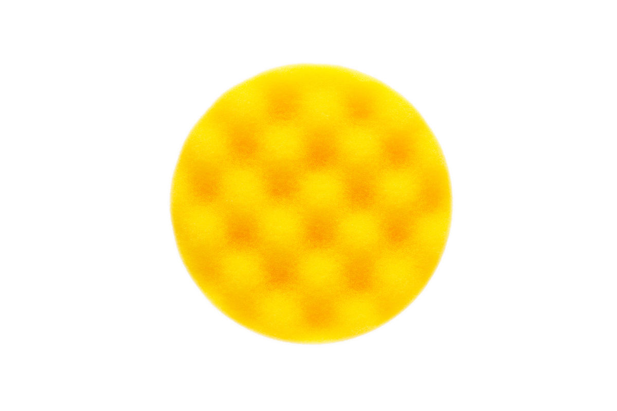 Polishing Foam Pad Ø 85 mm Yellow Waffle