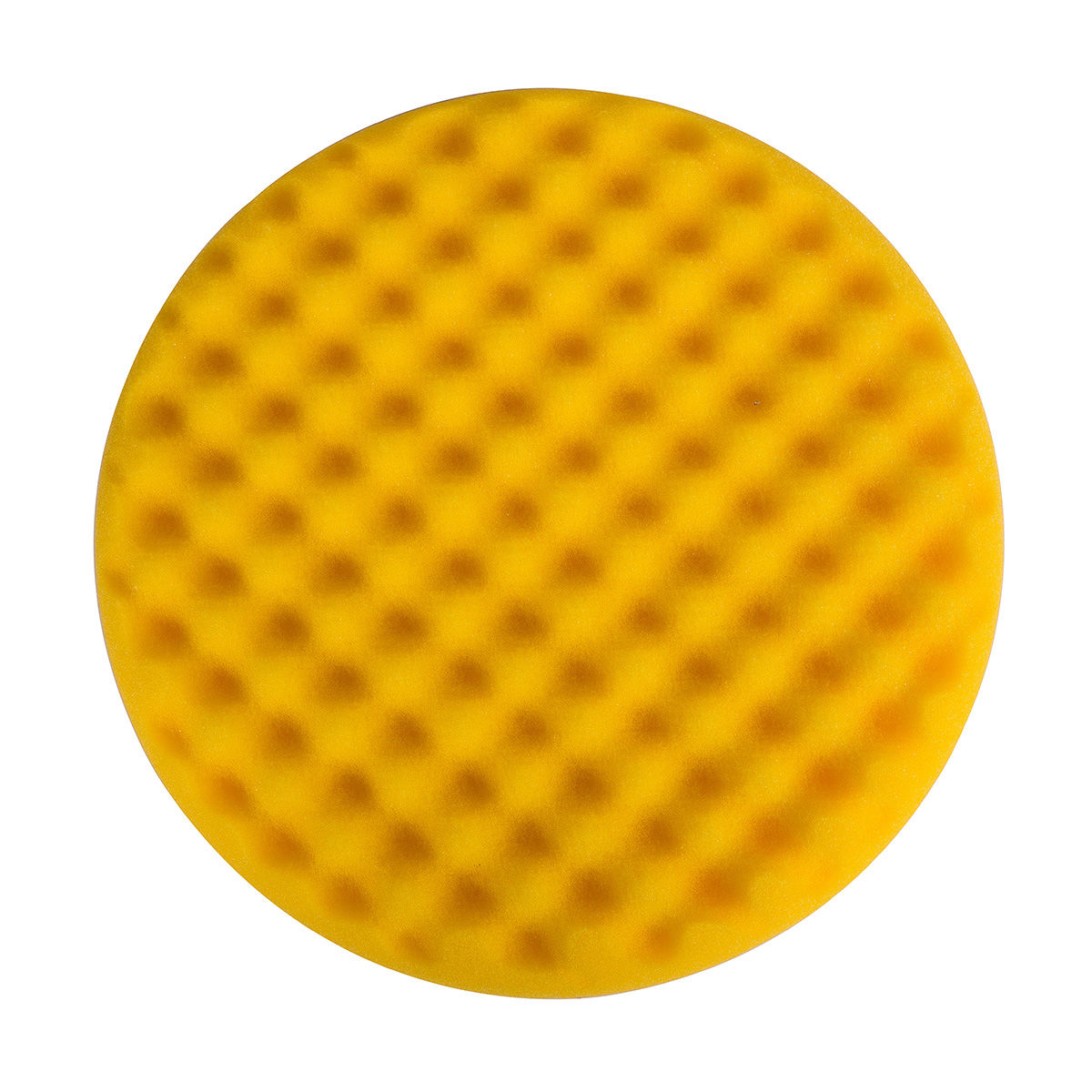 Foam Polishing Pad 8"x1.25" Yellow Waffle