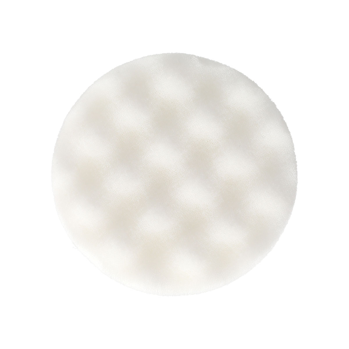 Mousse de polissage Ø 85 mm blanche alvéolée