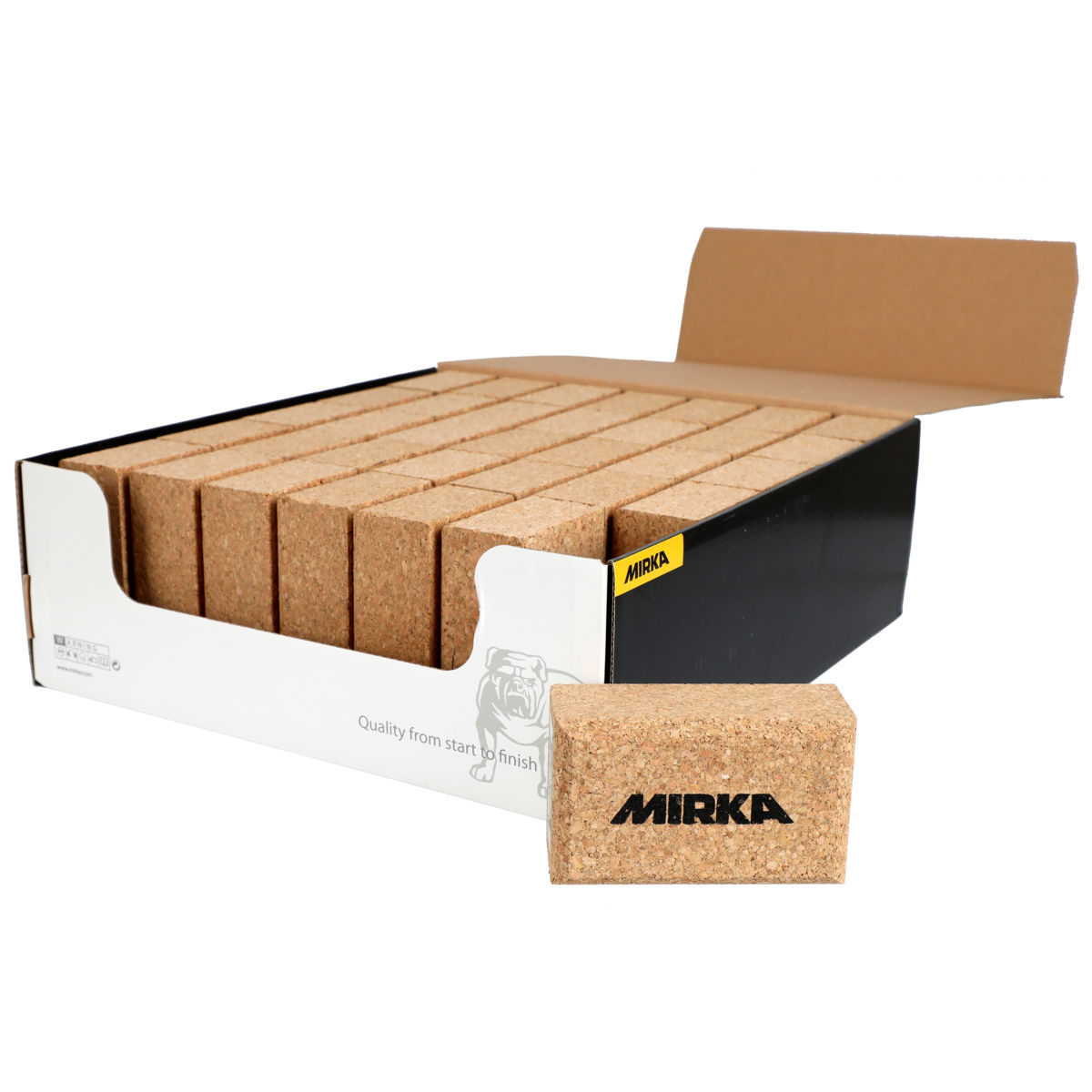 Sanding Block Cork 100 x 60 x 40 mm in Display