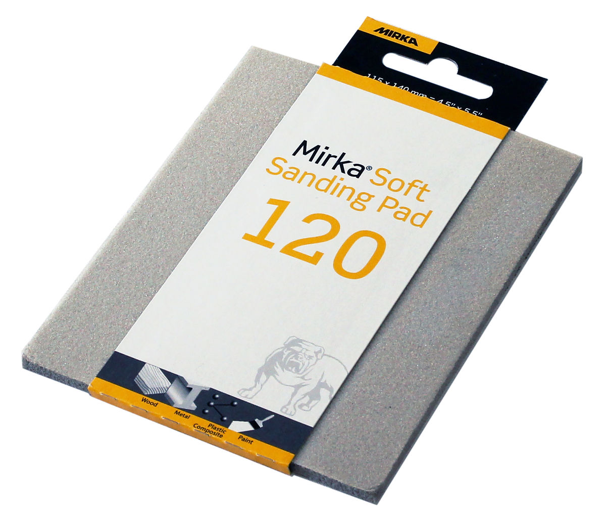 Soft Sanding Pad 115 x 140 x 10 mm