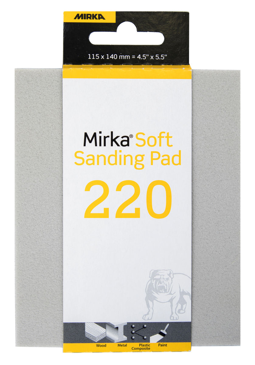 Soft Sanding Pad 115 x 140 x 10 mm