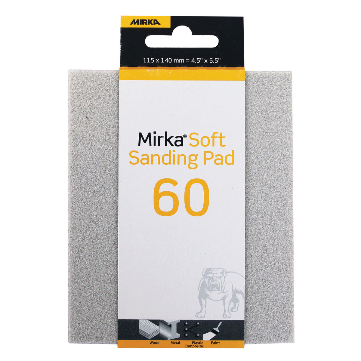 Mirka Soft Sponge Hand Sanding Pads, Single Sided, 1355 Series