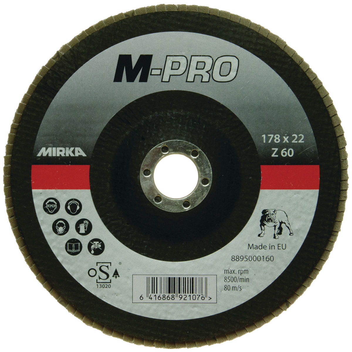 Lamellenschijf M-PRO Ø 180 mm Inox ZIR