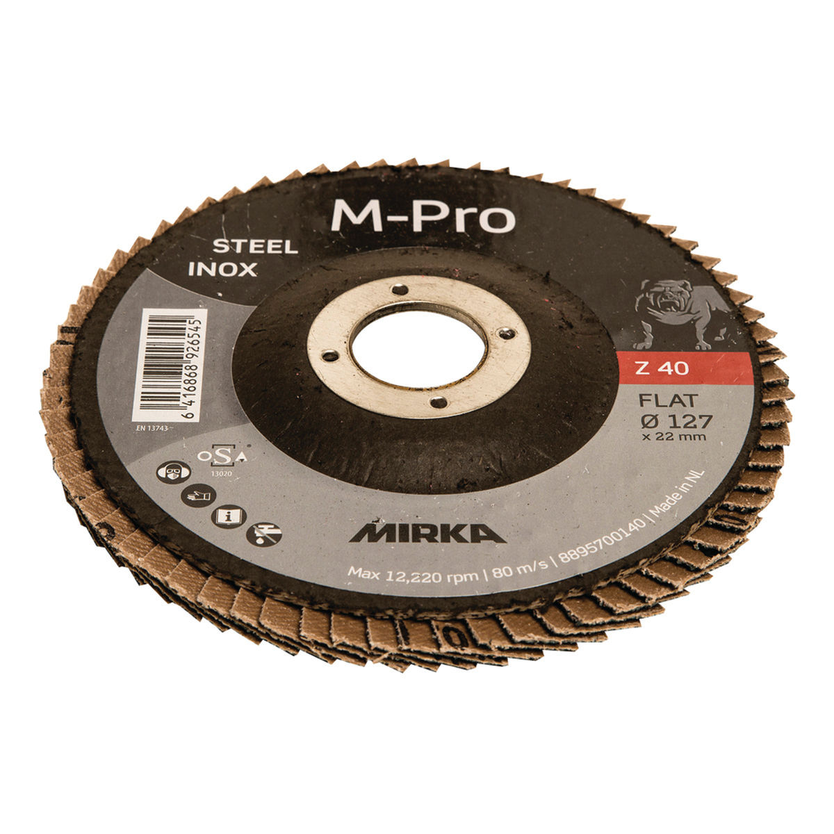 Flap Disc M-PRO Ø 127 mm Inox ZIR Flat