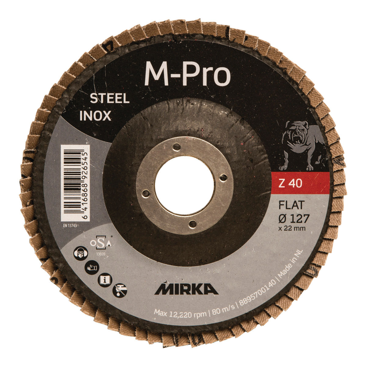 Flap Disc M-PRO Ø 127 mm Inox ZIR Flat