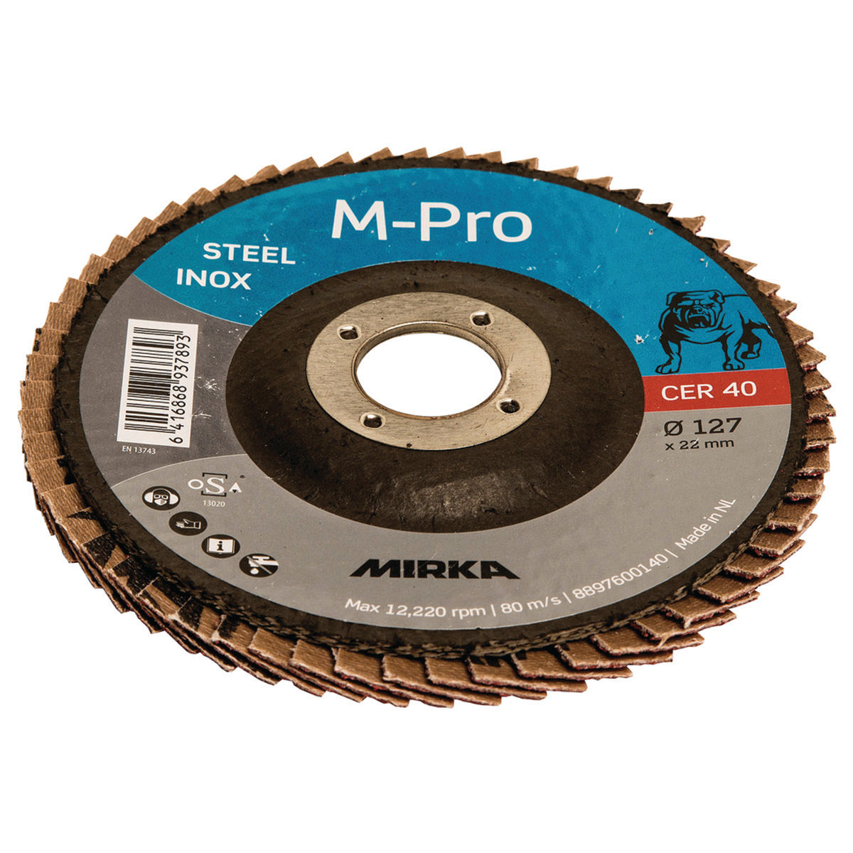 Dysk lamelkowy M-PRO 127 mm Inox CER