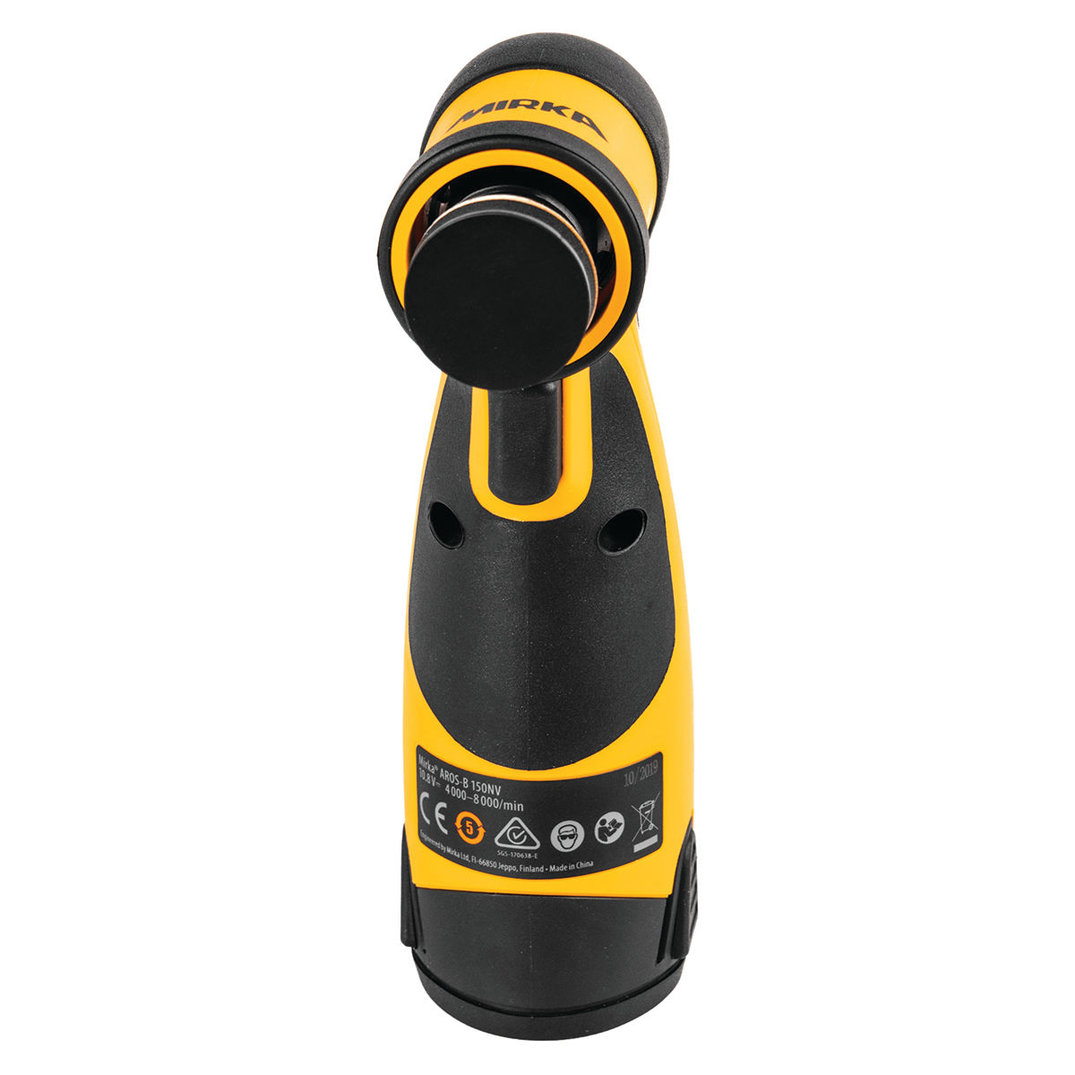 Mirka® AROS-B 150NV Ø 32 mm 10.8V 2.5Ah Orbit 5.0 mm