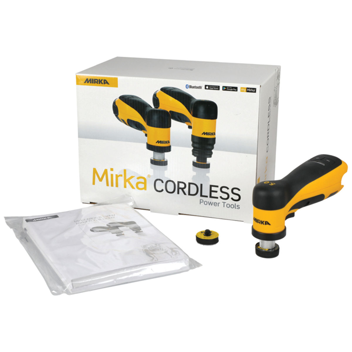 Mirka® AROS-B 150NV Ø 32 mm 10.8V 2.5Ah Orbit 5.0 mm
