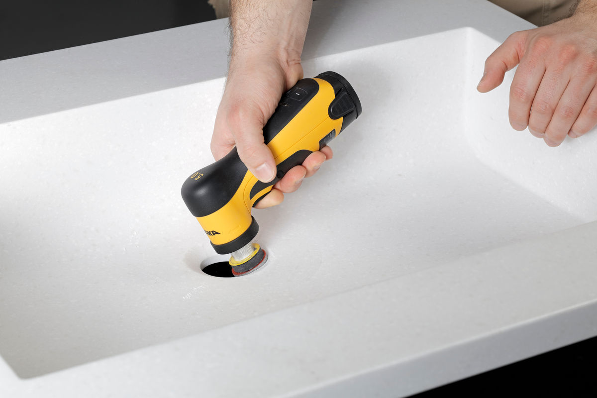 1.25" Angled ROS Battery Sander, 5mm orbit