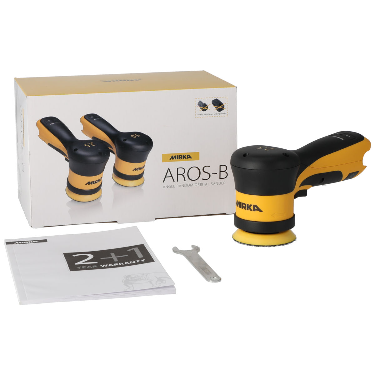 Mirka® AROS-B 325 Ø 77 mm max 12V Orbit 2.5 mm