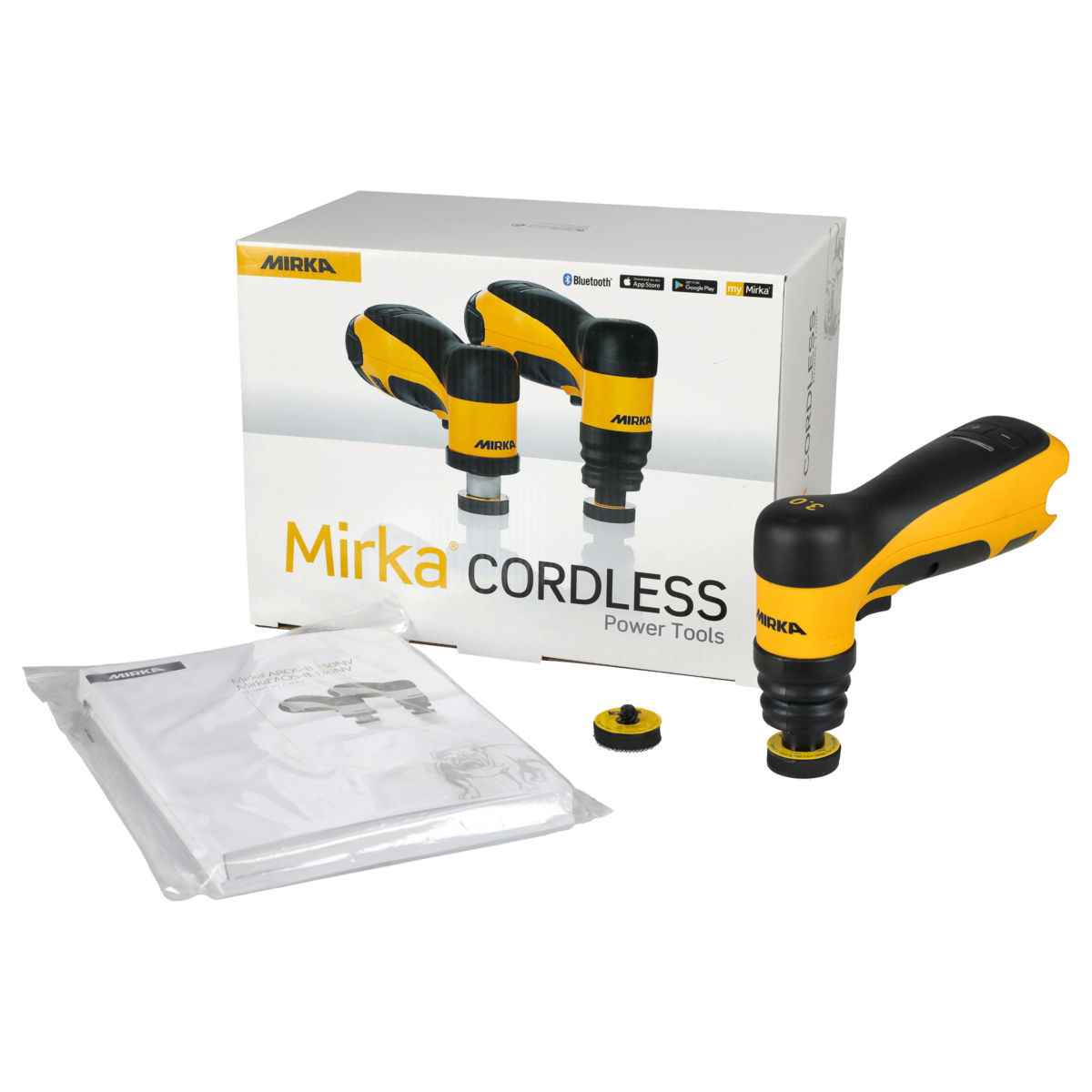 Mirka® AOS-B 130 Ø 32 mm max 12V 2.5Ah Órbita 3.0 mm