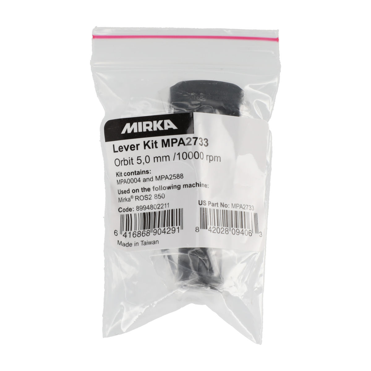 Lever Kit MPA2733 for ROS2 850 5,0/10000 rpm