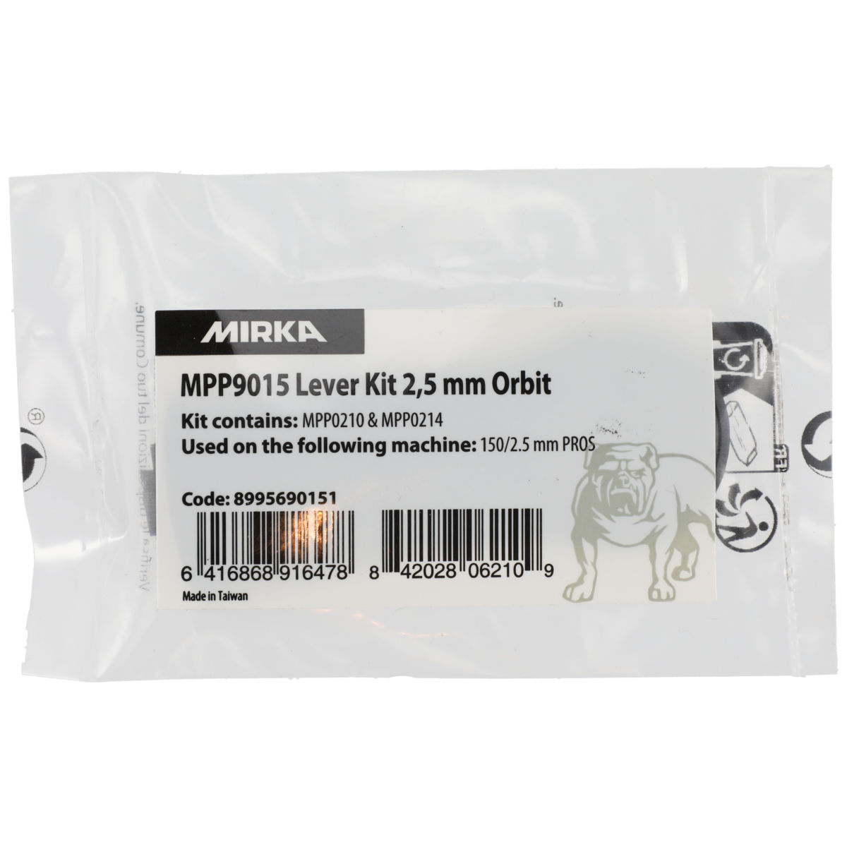 Lever Kit 2,5/12000 rpm MPP9015 for PROS