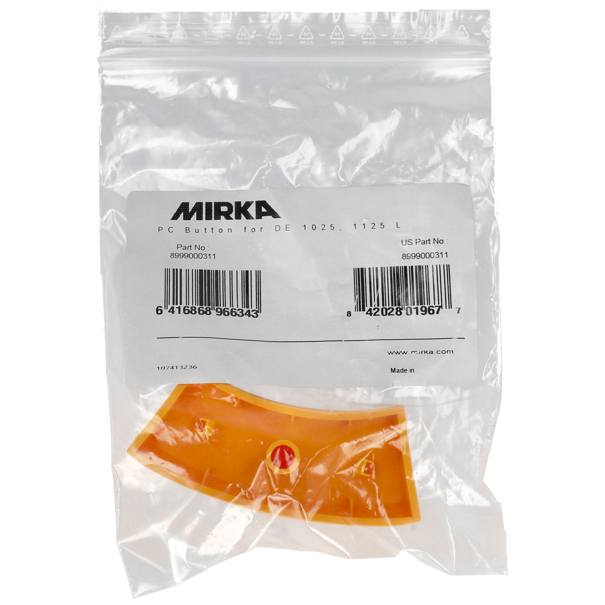 PC Button for DE 1025, 1125 L