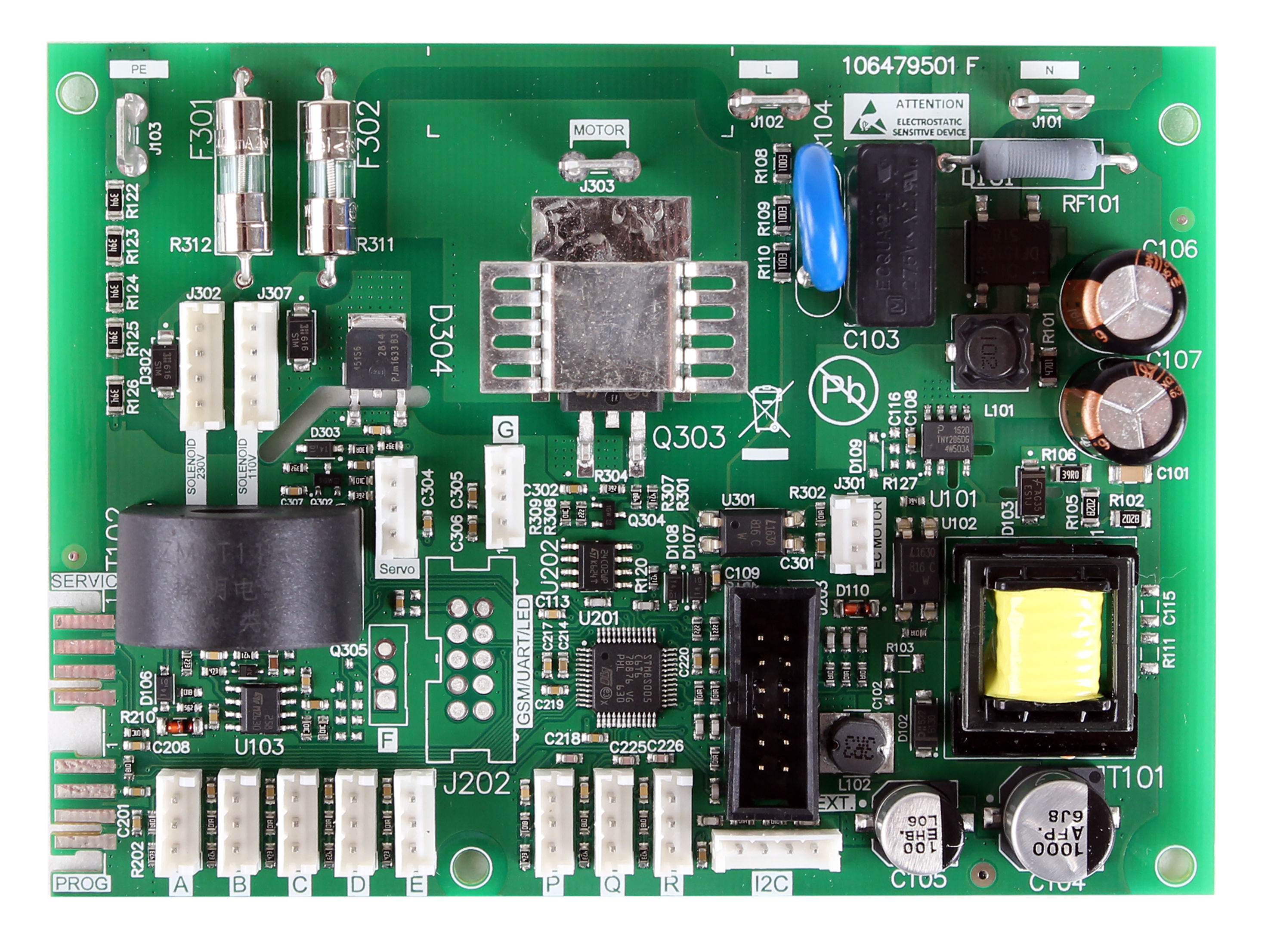 Electronic Board 230-240V for DE 1230 L PC - Mirka