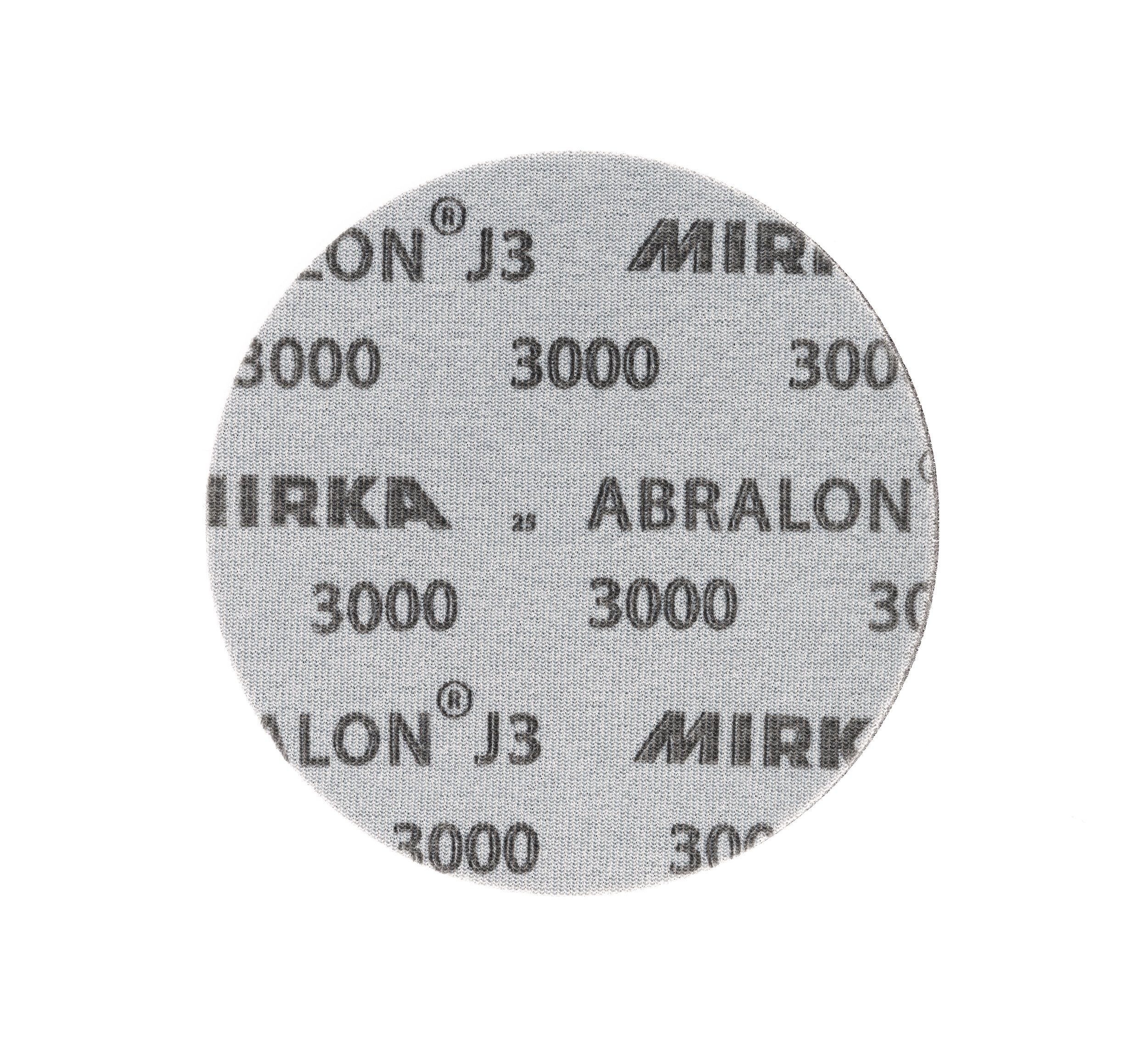 3' 10 x Discs Abrasive Mirka Abralon Sanding Diam 77 mm Auto Grip