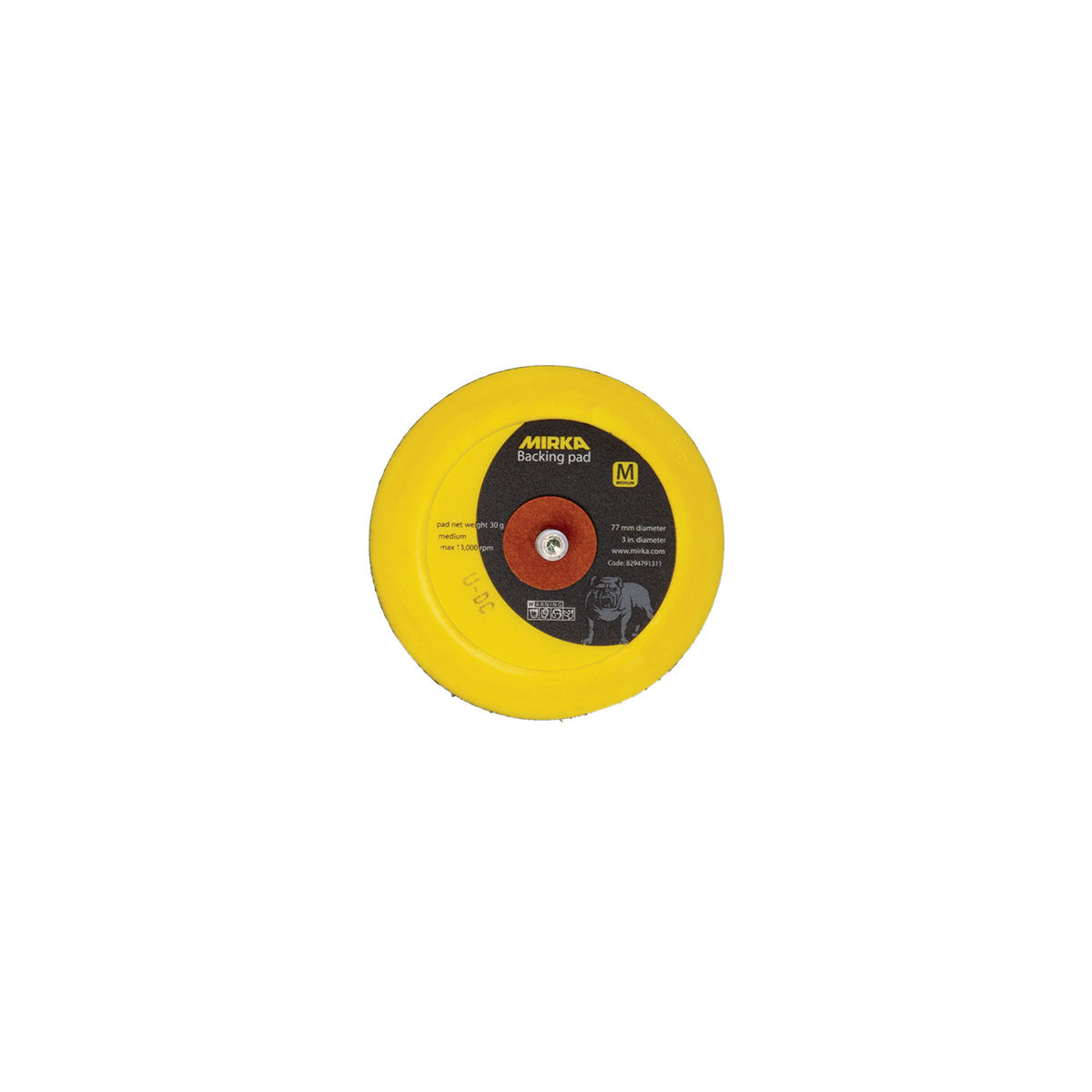 Backup Pad 3" 1/4"
