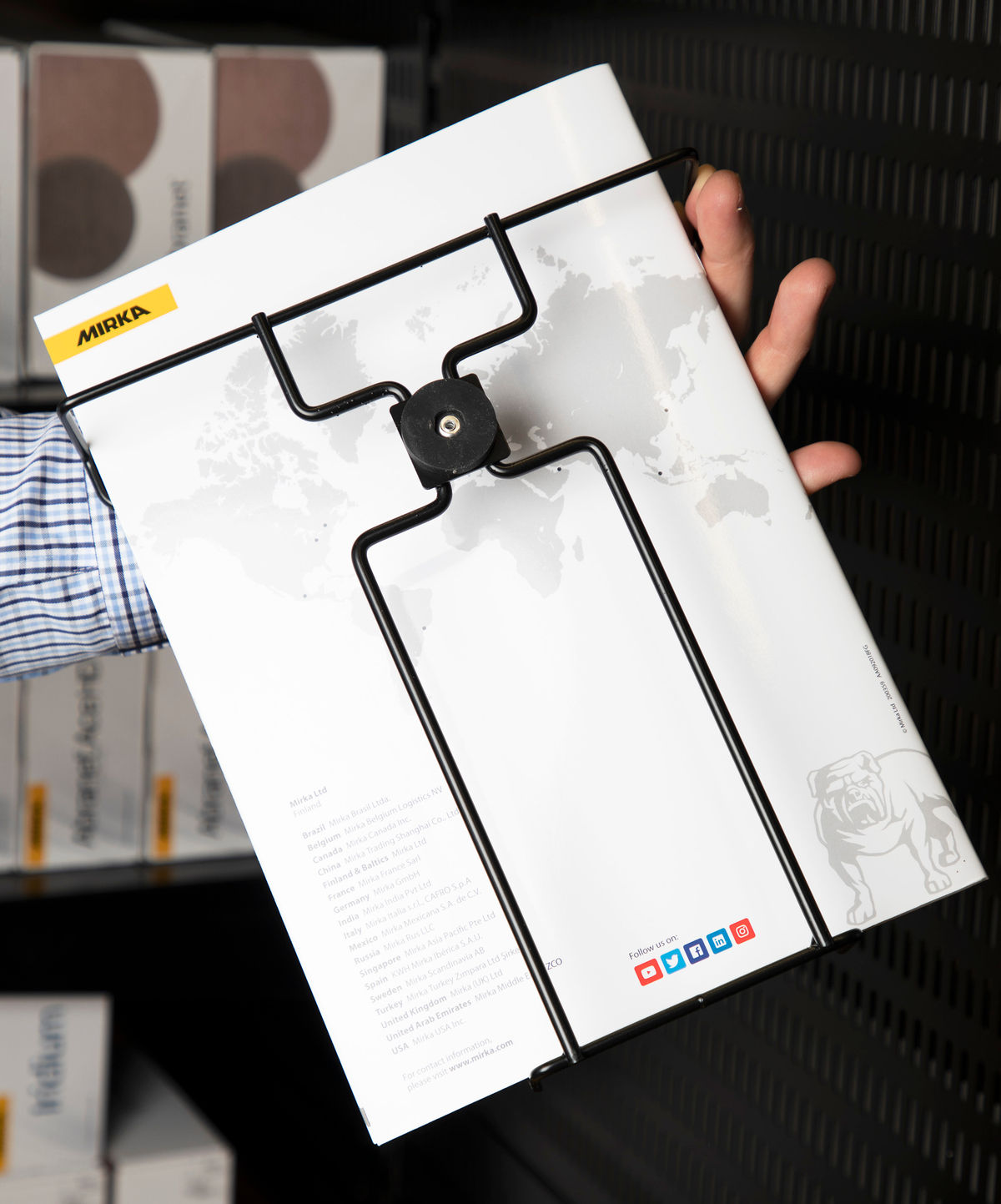 Brochure Holder A4 Magnetic for Alex Stand