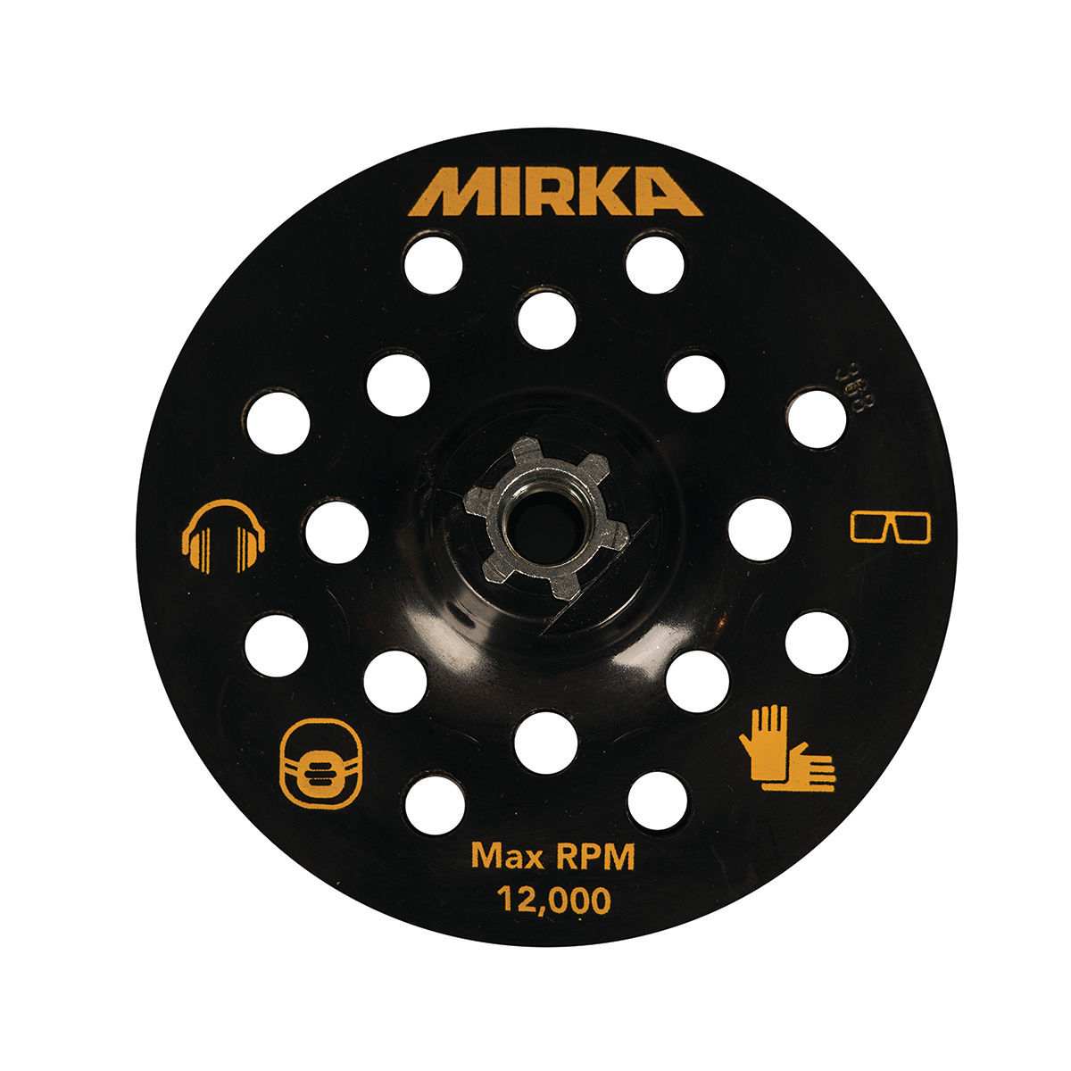 2 disques polissage verre à feutre 125mm - Polarshine de MIRKA - Équipement  auto