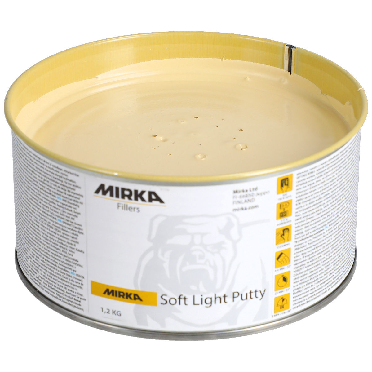 Mirka® Mjukspackel 1,2 kg, 8/pack
