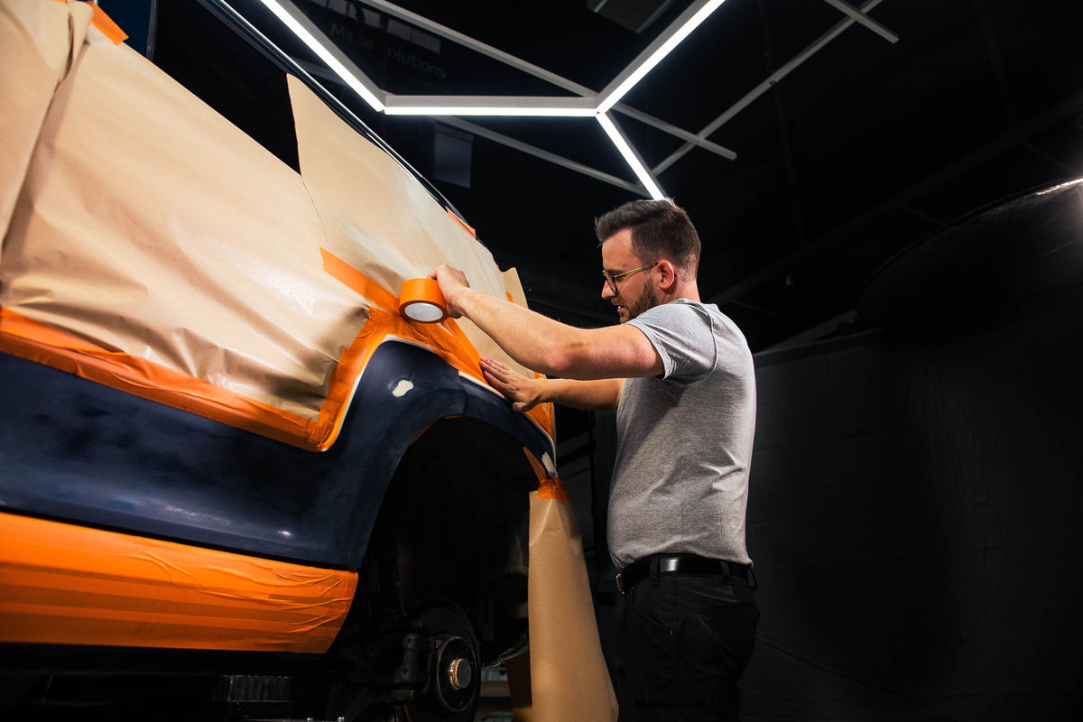 Masking Tape 90°C Orange Line