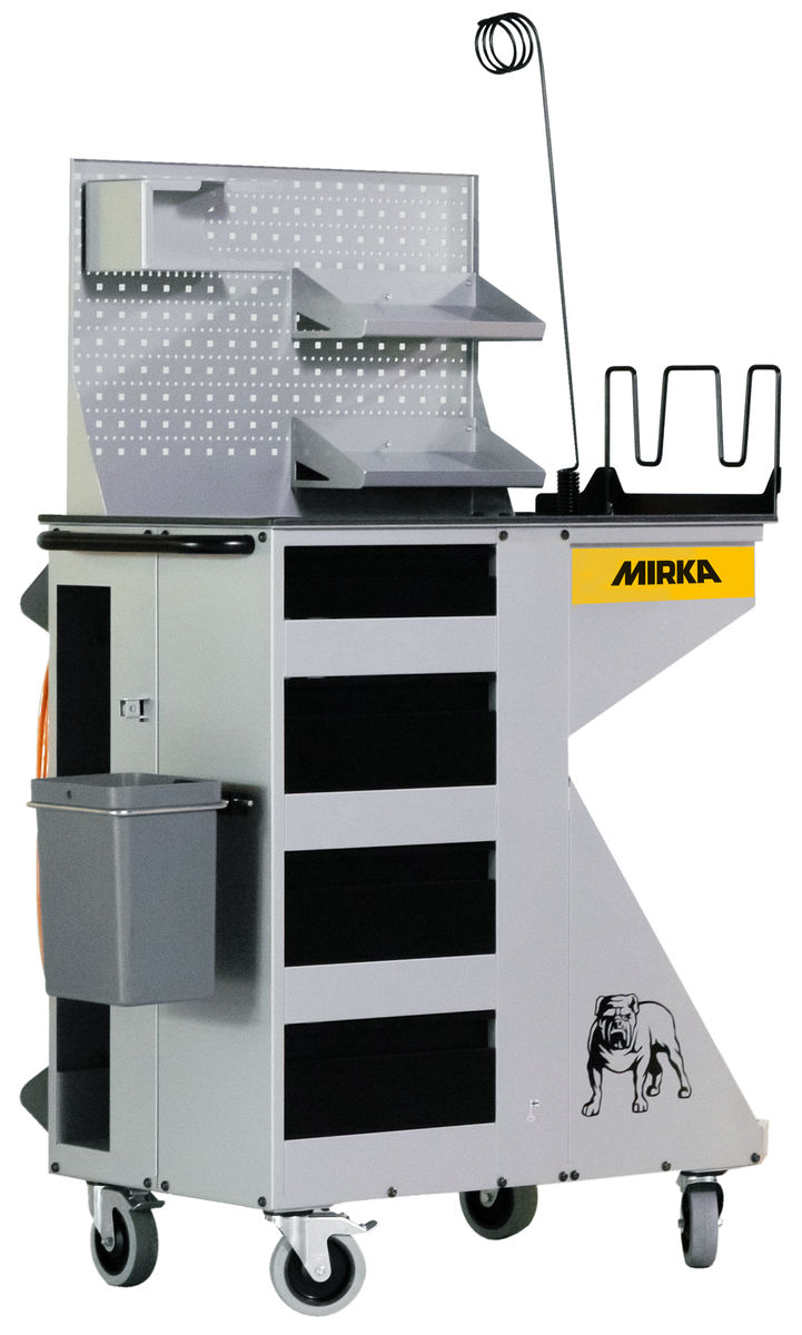 Mirka® Solution Trolley with Pneumatic and Electric EU