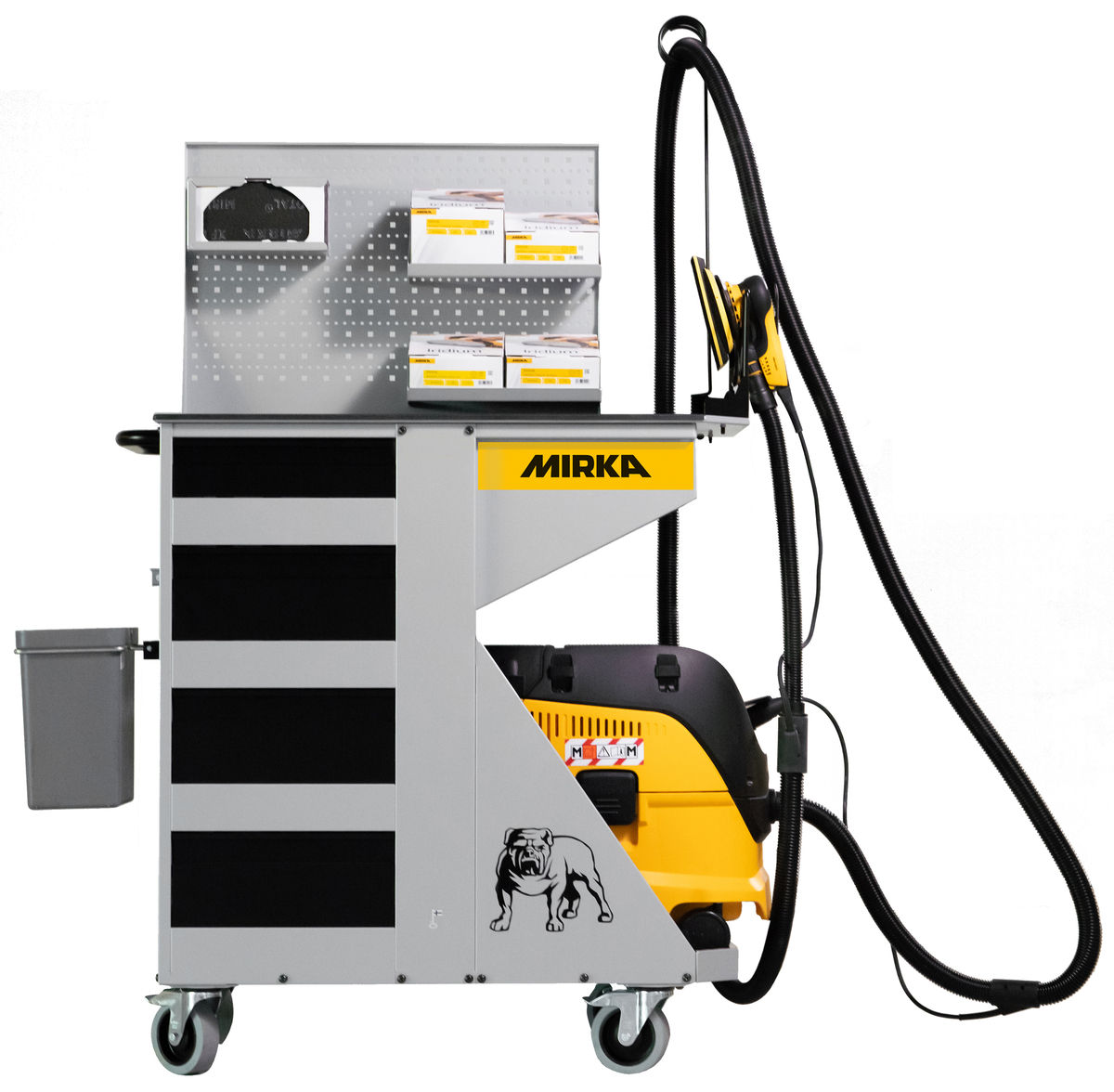 Mirka® Solution Trolley with Pneumatic and Electric EU