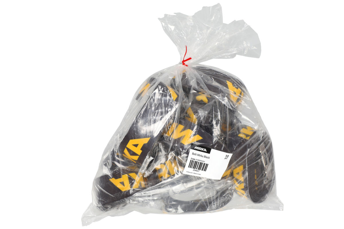 Belt Mirka Black, 10/Pack
