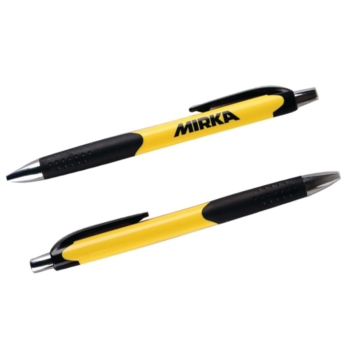 Stylo Mirka Jaune/Noir, 50 par paquet