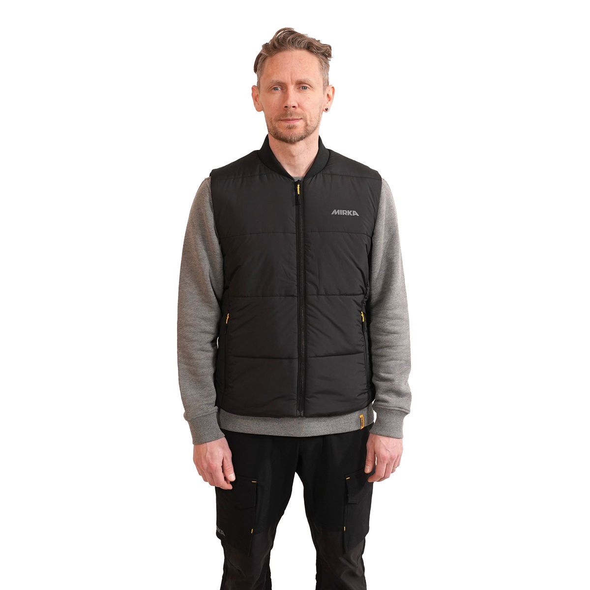 Veste sans manche noire Mirka® Tagline