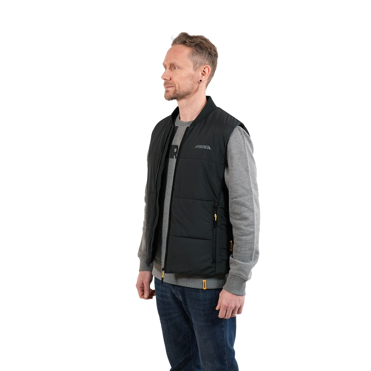 Veste sans manche noire Mirka® Tagline