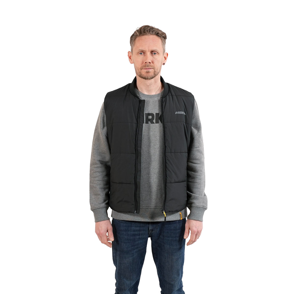 Veste sans manche noire Mirka® Tagline