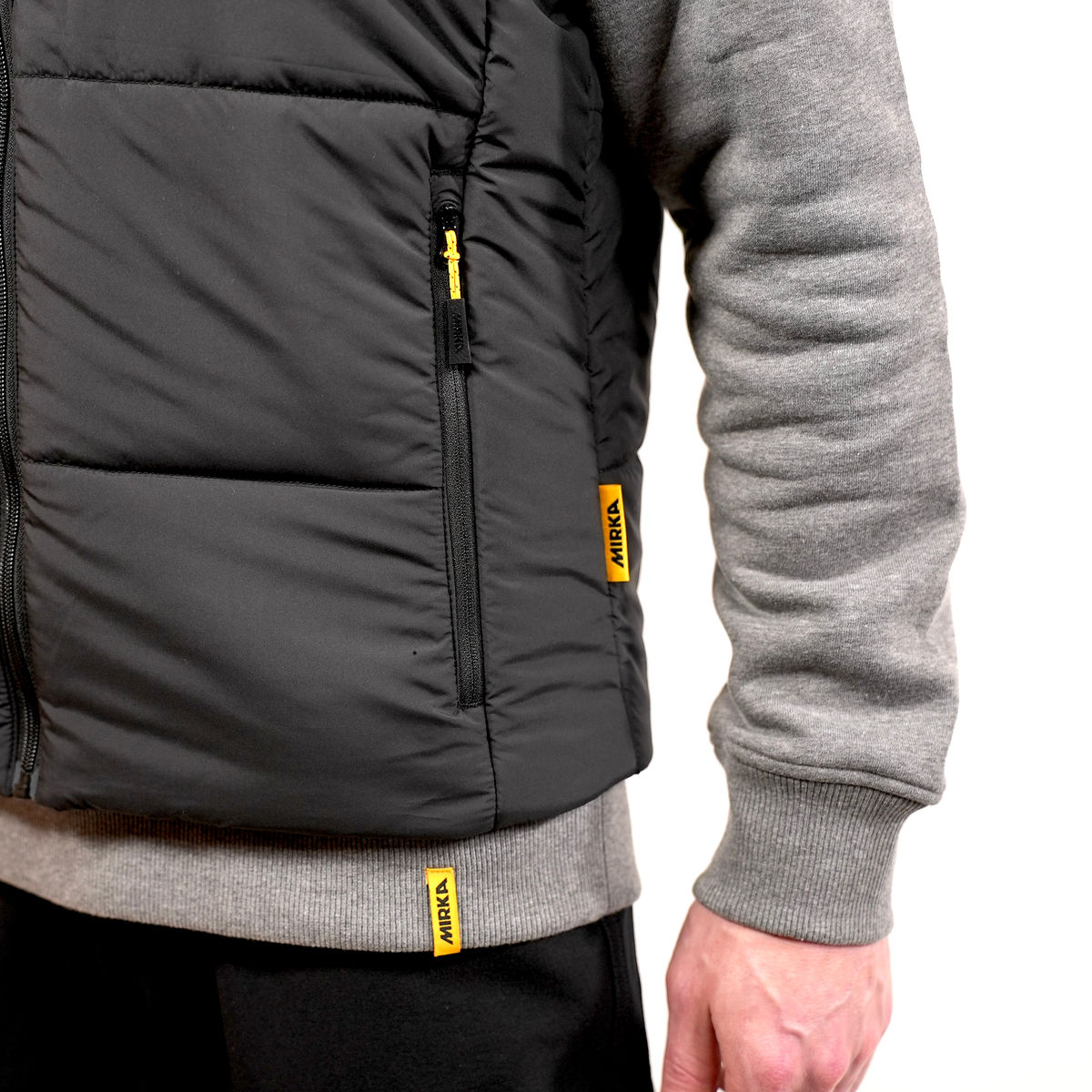 Veste sans manche noire Mirka® Tagline