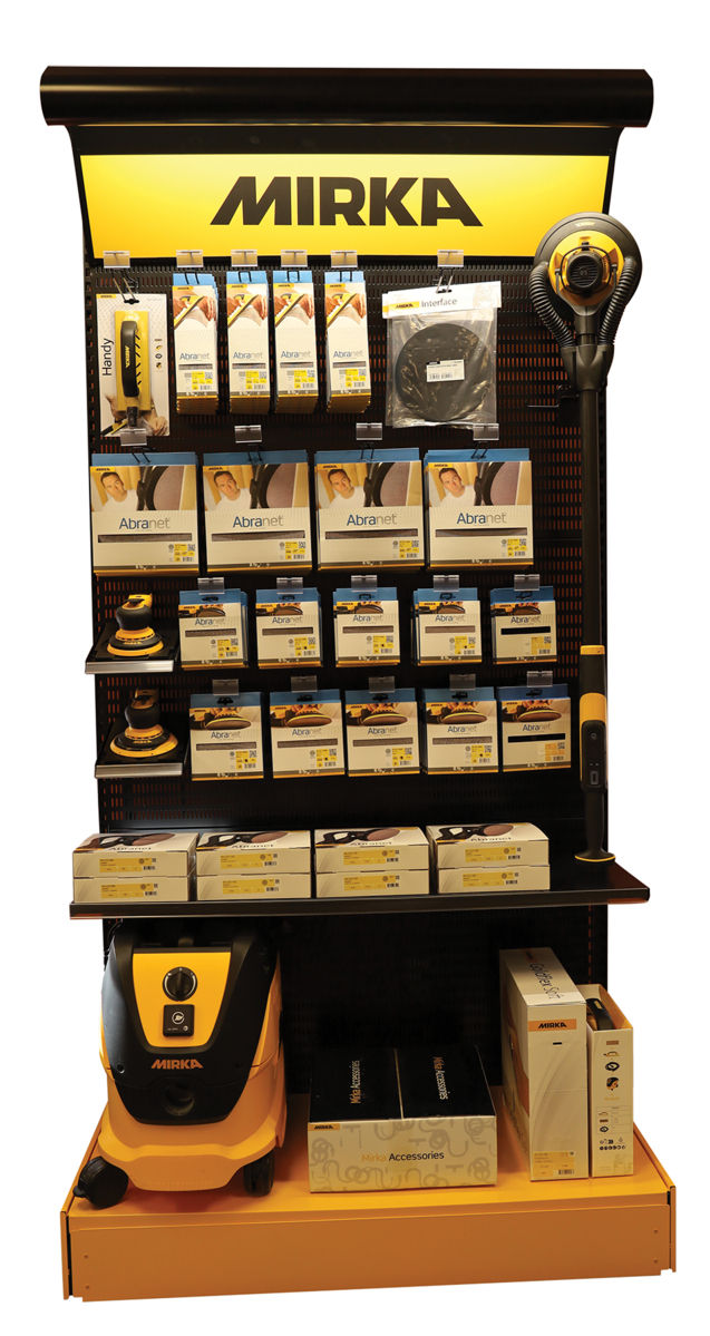 Mirka® ALEX Display w/LEROS and Planogram - Mirka