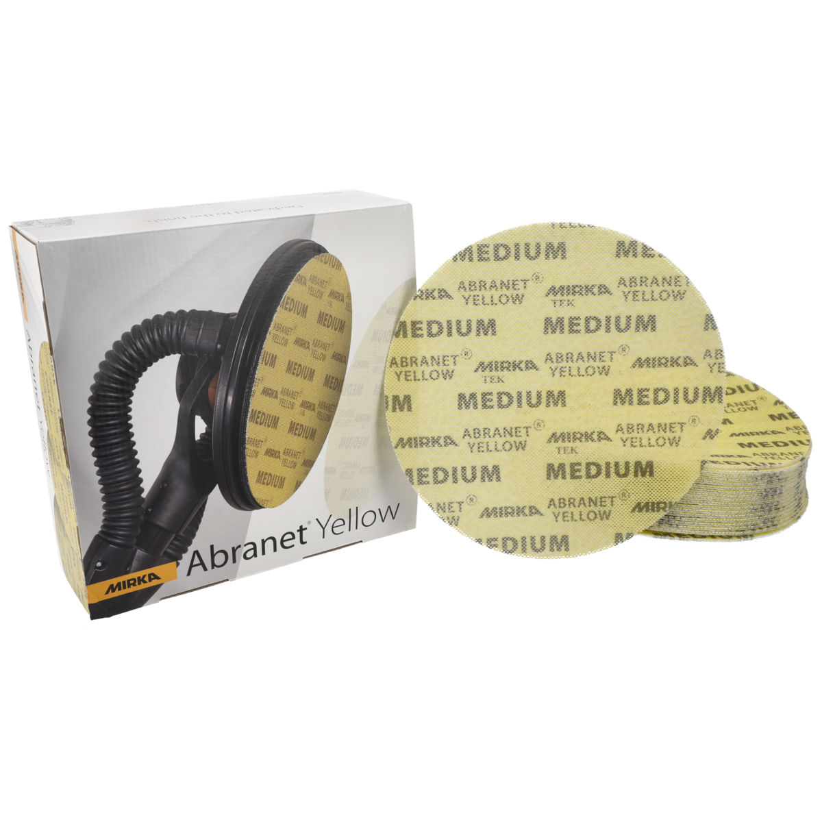 Abranet® Yellow 9" Grip Discs
