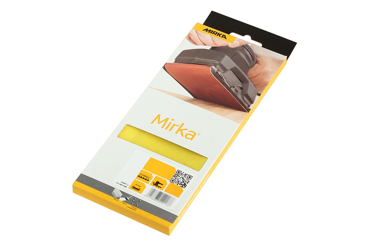 Abrasive Yellow Basic Strip 93x230mm med 8 hål